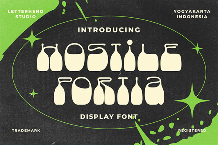 Hostile Portia Font