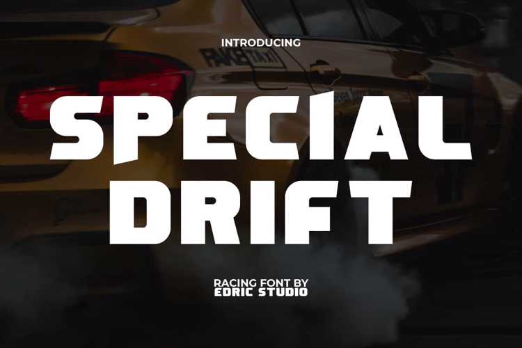 Special Drift Font