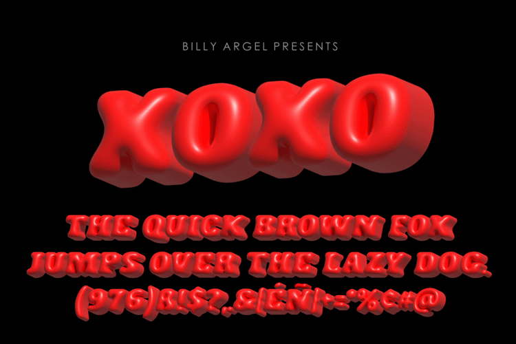 XOXO TYPE Ext Bd Font